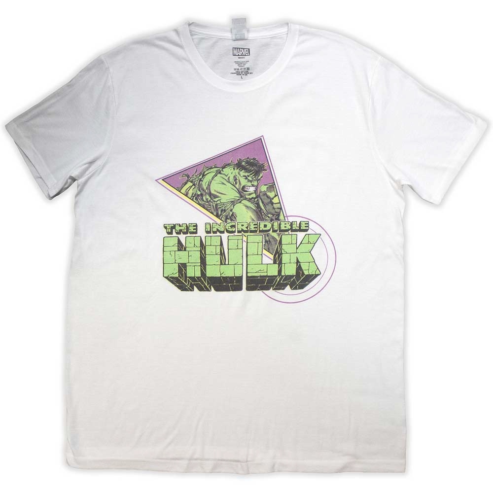 Marvel The Hulk - Hulk Triangle Tshirt Homme - Blanc